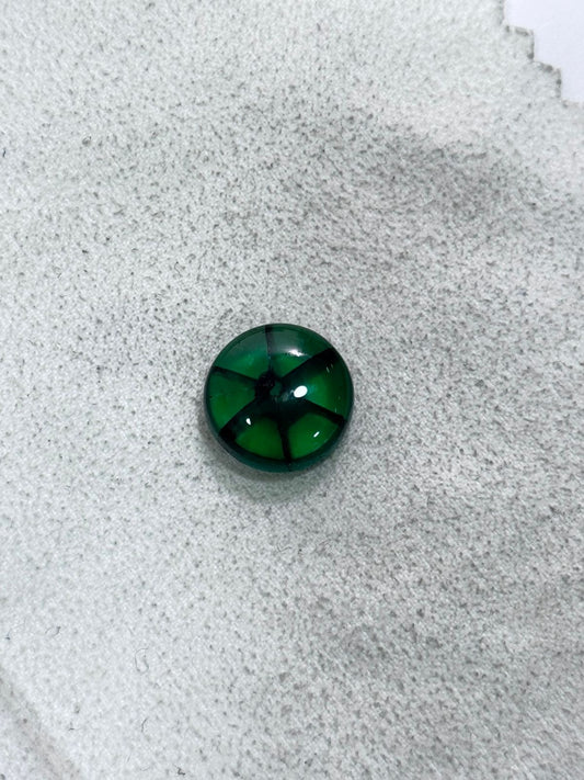 Rare 14.78ct Certified Trapiche Emerald