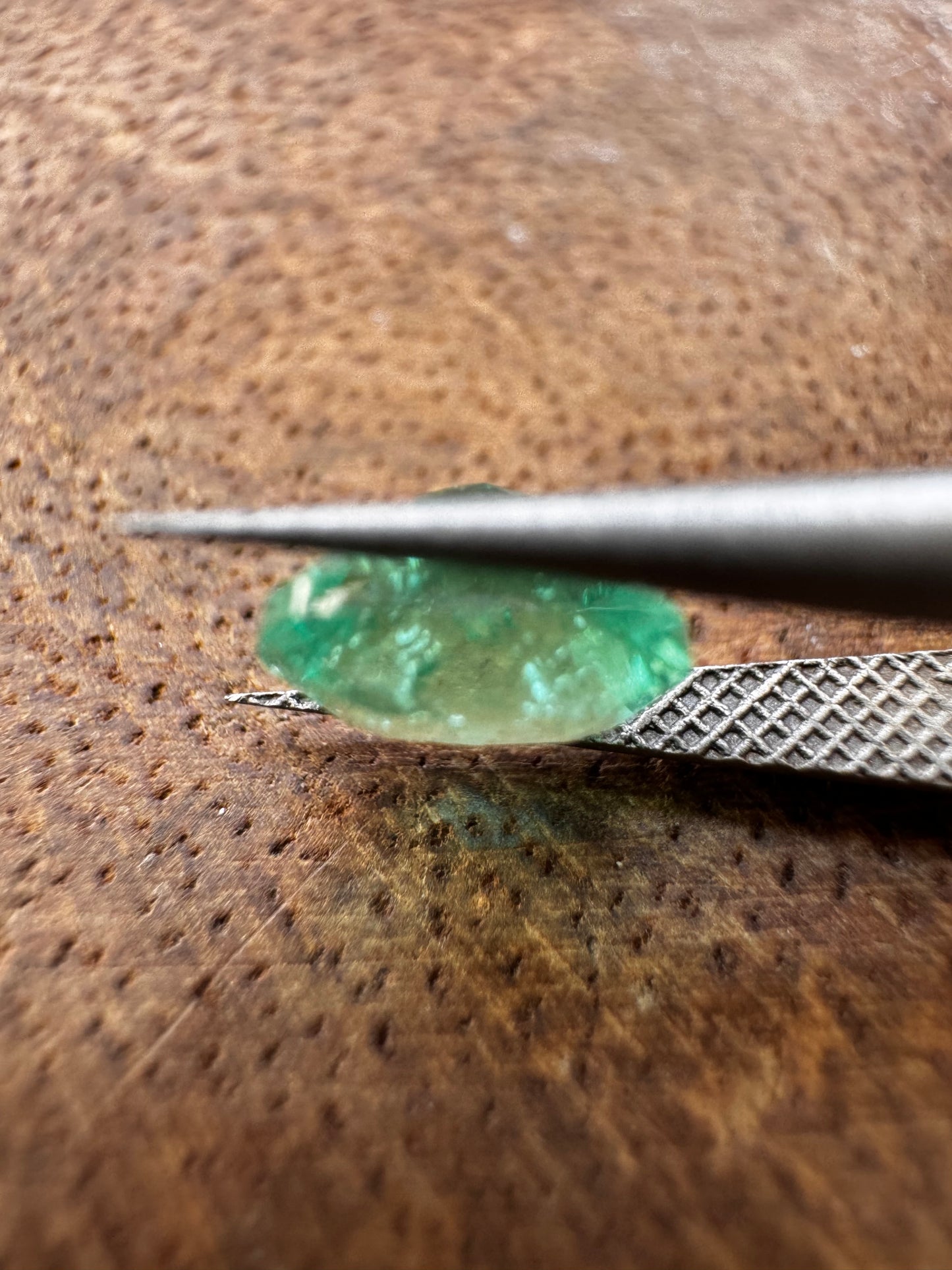 0.89ct Natural Colombian Cushion Cut Emerald (Certified Gemstone)