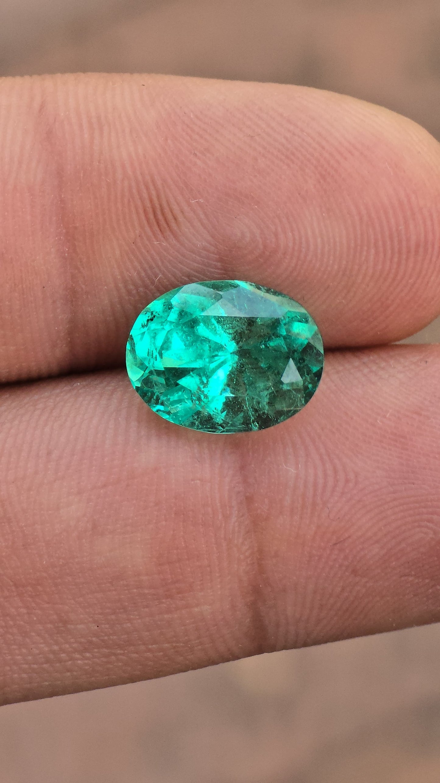 3.30ct Colombian Emerald – Oval Cut