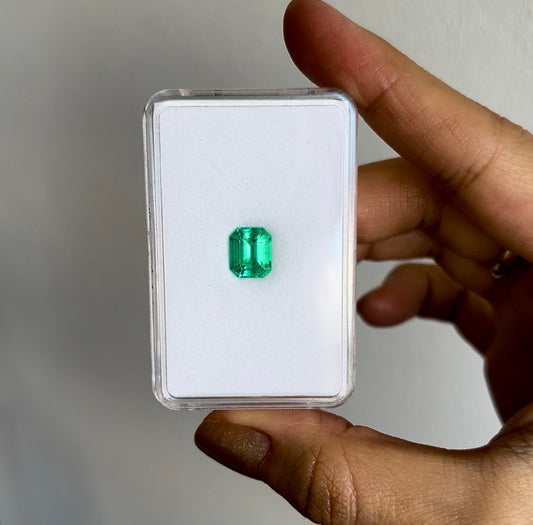 2.79ct Colombian Emerald – GRS Certified