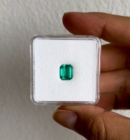 1.85ct Colombian Emerald – GRS - Muzo Green