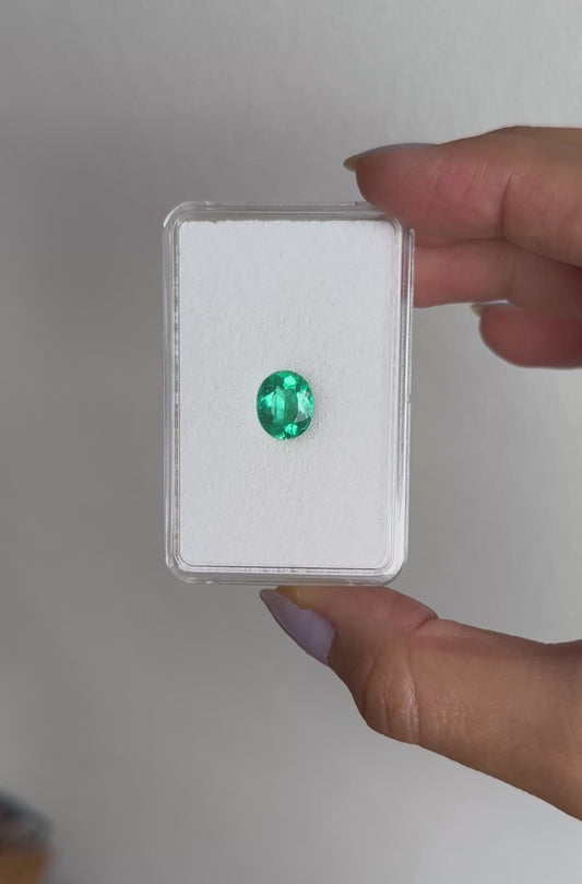 2.38ct Colombian Emerald – Oval Cut