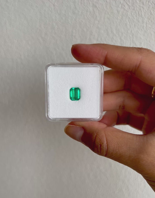 1.85ct Colombian Emerald – GRS - Muzo Green